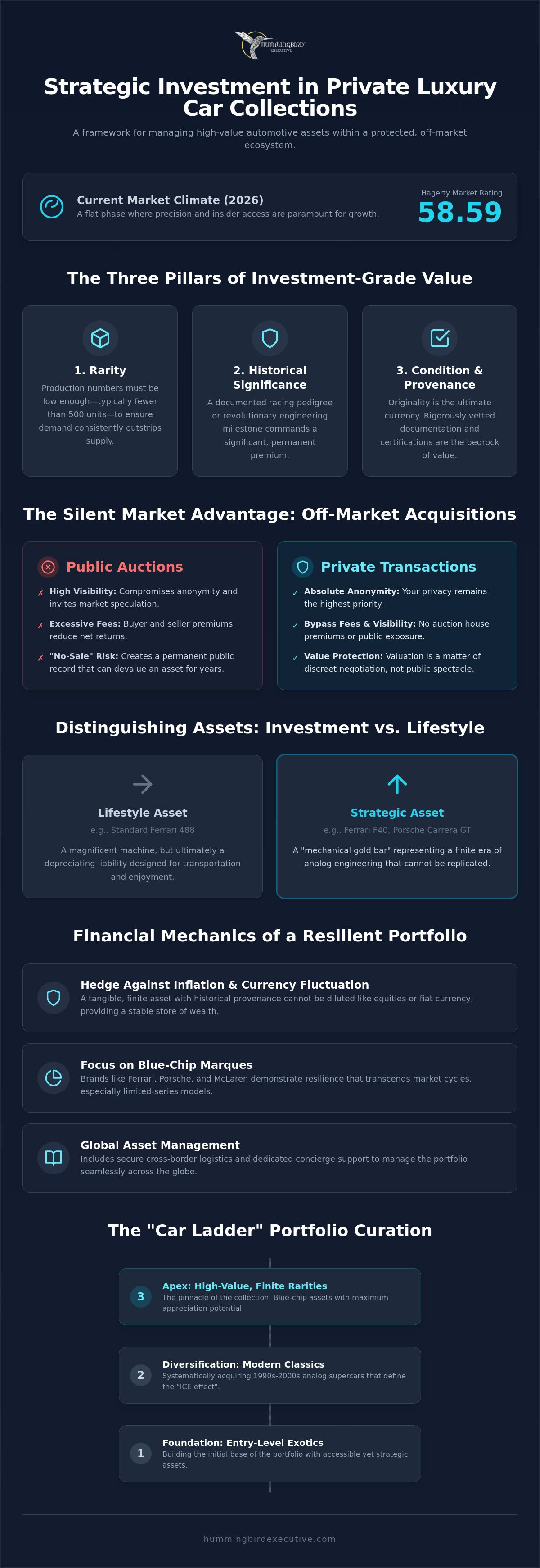 The Silent Asset: A 2026 Guide to Private Luxury Car Collection Investment