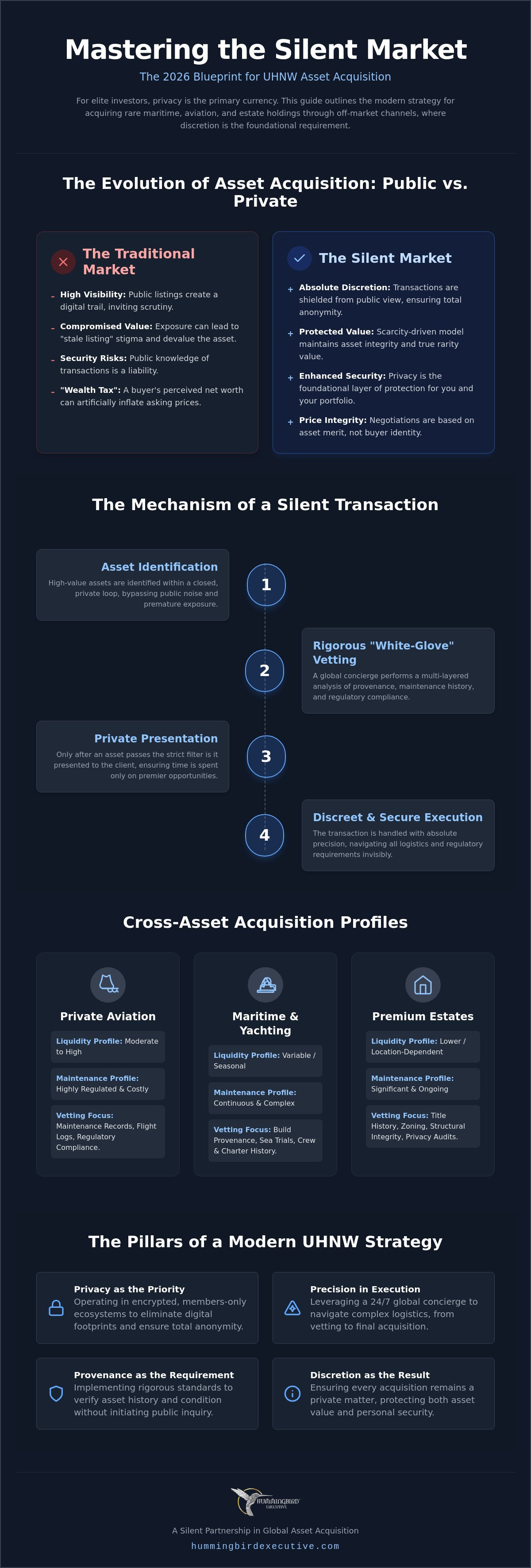UHNW Asset Acquisition Strategy: Navigating the Silent Market in 2026