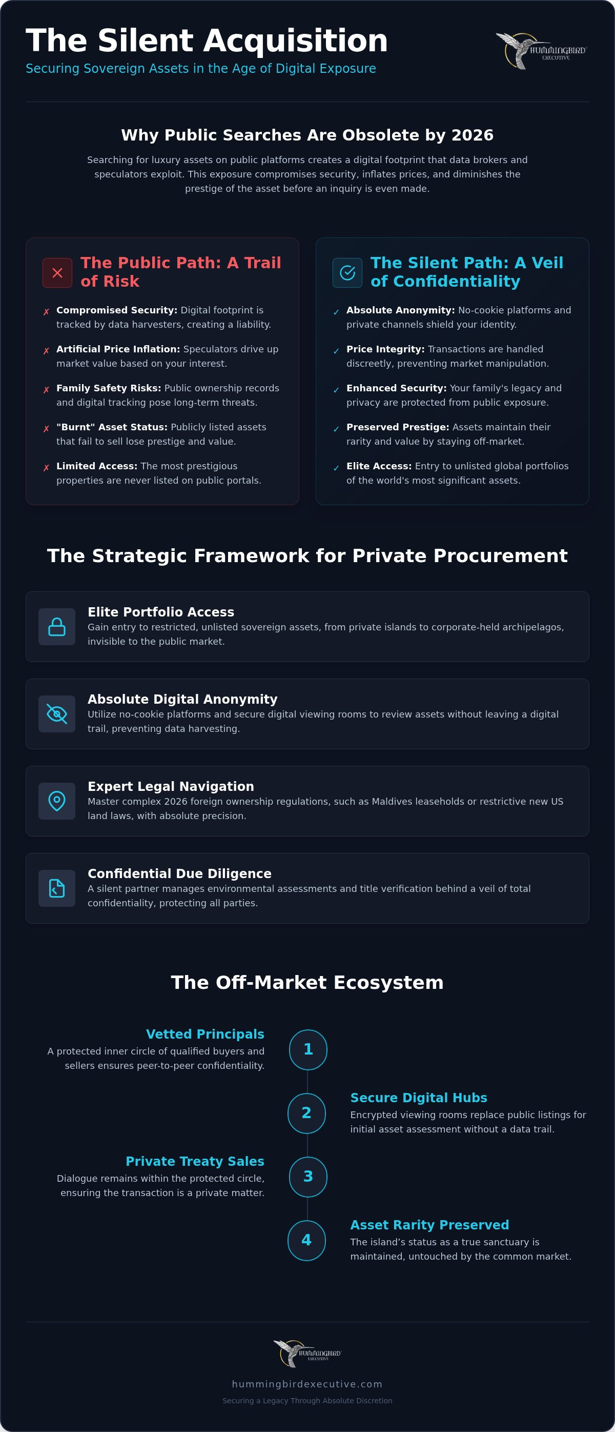 The Silent Purchase: A 2026 Guide to Off-Market Private Island Acquisition